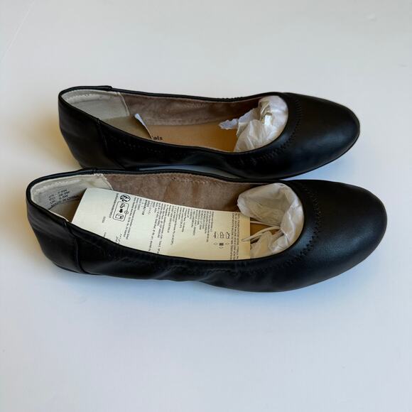 NEW Amazon Essentials Black Ballet Flats 7.5 - Picture 2 of 9